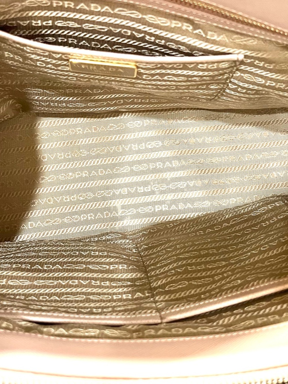 Prada Saffiano Leather Satchel in Blush Pink - Picture 15 of 16